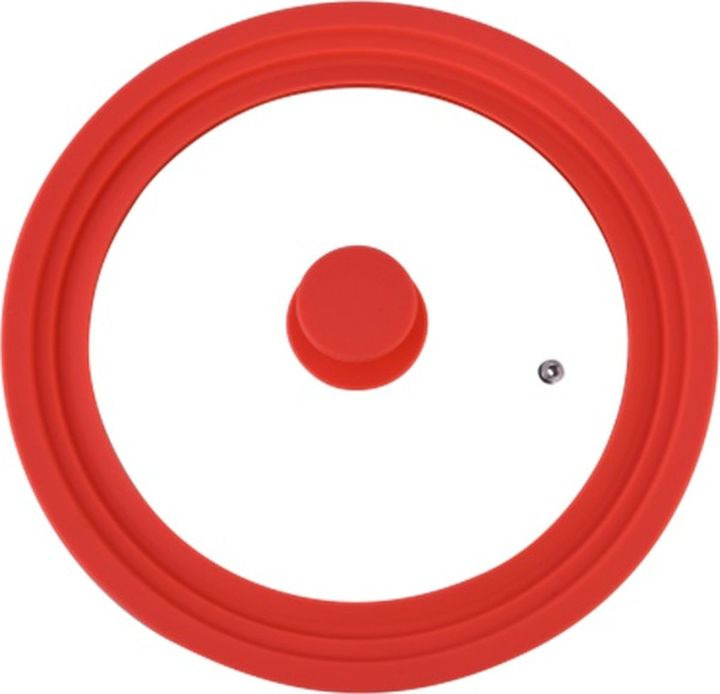 Крышка универсальная Verloni, VL-LD8SLURd, красный, диаметр 24/28 см