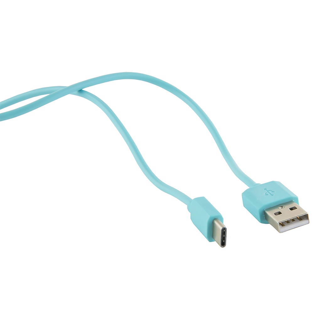 фото Кабель red line USB - Type-C, УТ000011573, голубой