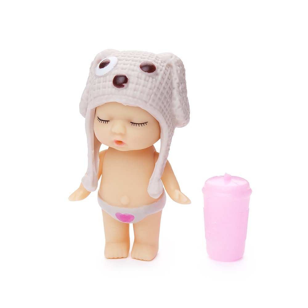 фото Игровой набор с куклой FindusToys Infant Doll, FD-35-008/2 серый