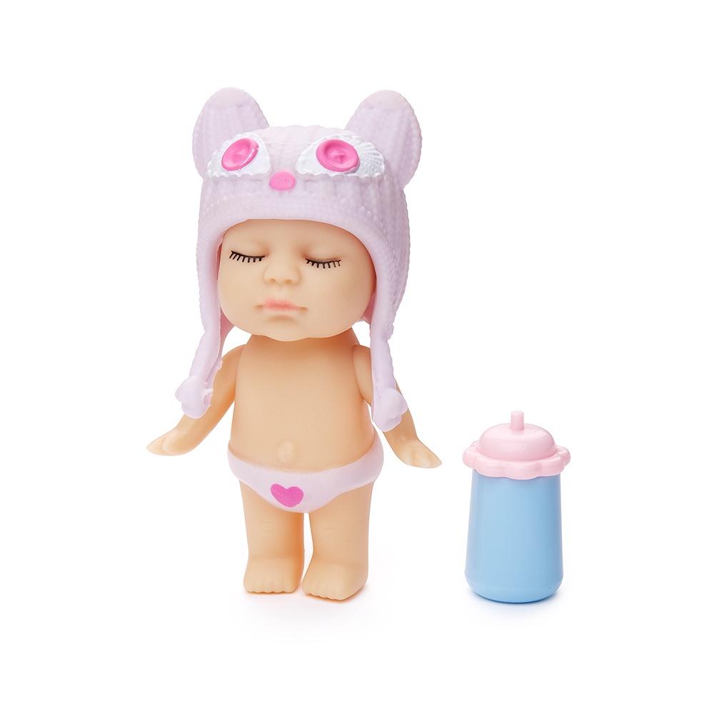 фото Игровой набор с куклой FindusToys Infant Doll, FD-35-008/1 фиолетовый