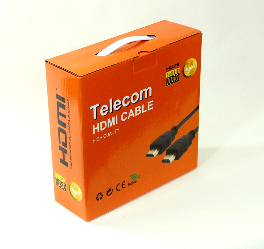 фото Кабель TELECOM HDMI 19M M 1.4V+3D, 25м, 2 фильтра, CG511D-25M