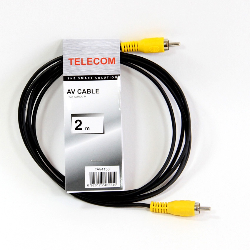 фото Кабель TELECOM RCA M - RCA M, TAV4158-2M, черный