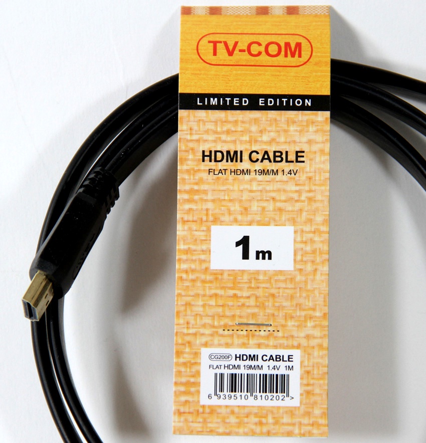 фото Кабель TVCOM HDMI 19M/M 1.4V, CG200F-1M Tv-com