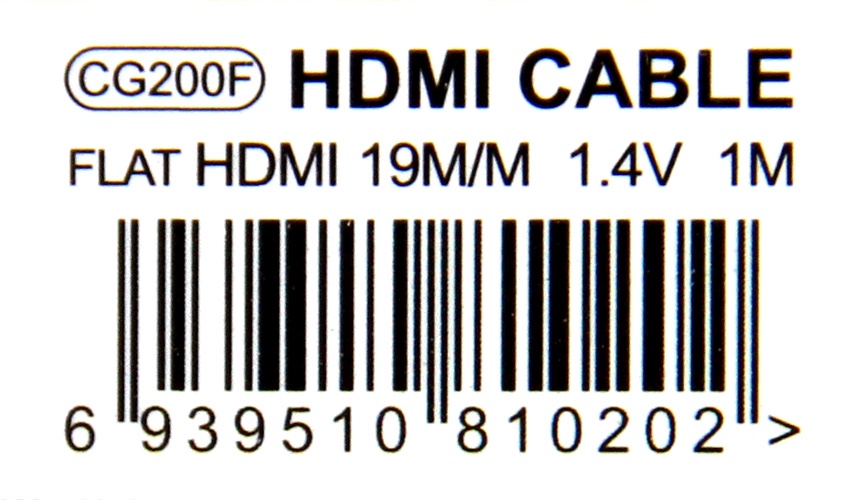 фото Кабель TVCOM HDMI 19M/M 1.4V, CG200F-1M Tv-com