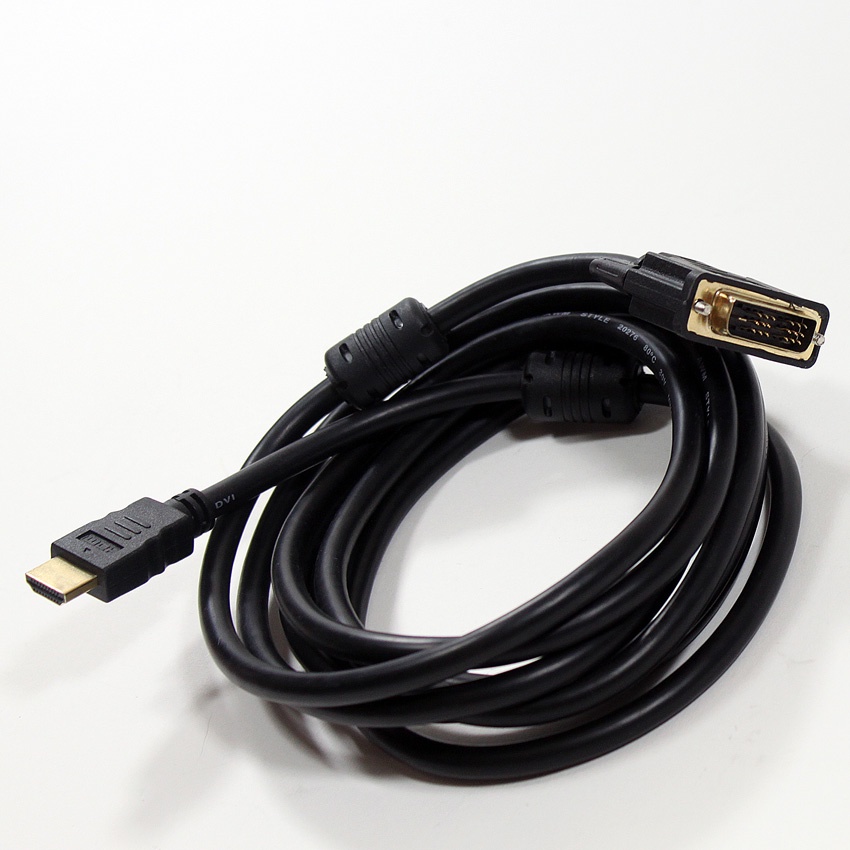 фото Кабель TELECOM HDMI to DVI-D 19M -19M 2 фильтра, 3м, CG480F-3M