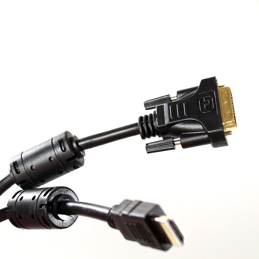 фото Кабель TELECOM HDMI to DVI-D Dual Link 19M -25M 5м, 2 фильтра, CG481F-5M, CG481F-5M