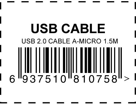 фото Кабель TELECOM USB2.0 Am→micro-B, TC6940-1.5M