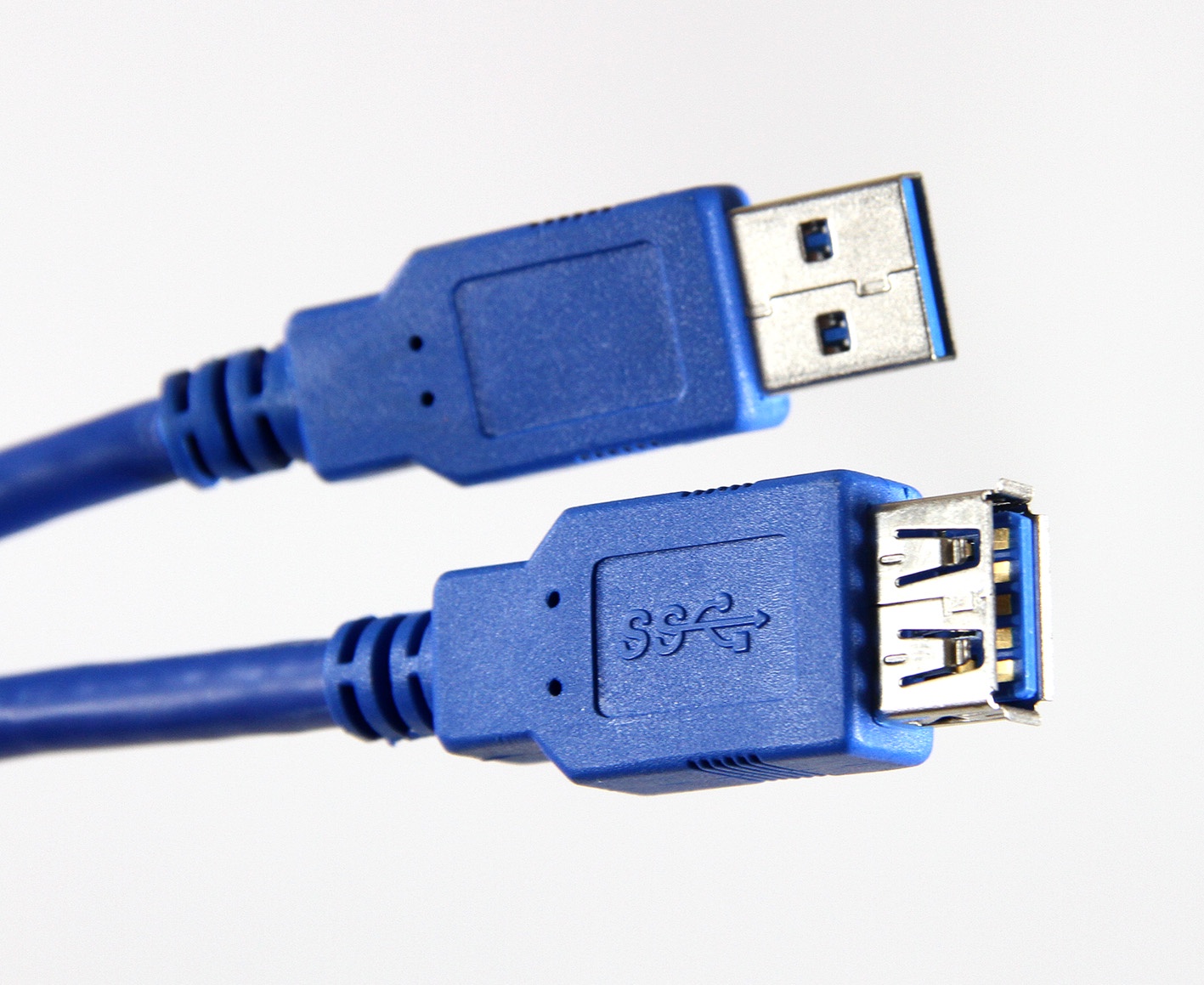 фото Кабель AOPEN USB3.0 Am-Af, ACU302-0.5M, синий