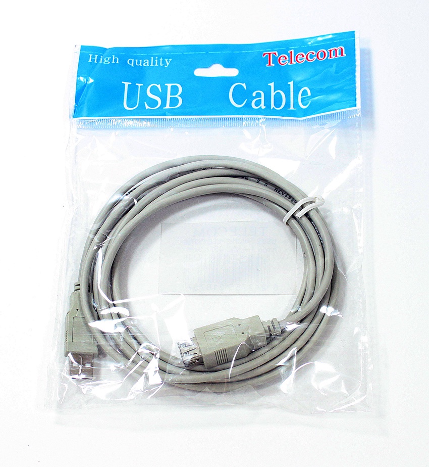 фото Кабель удлинительный TELECOM USB2.0 <Am-->Af> 3,0 м <TC6936-3M>