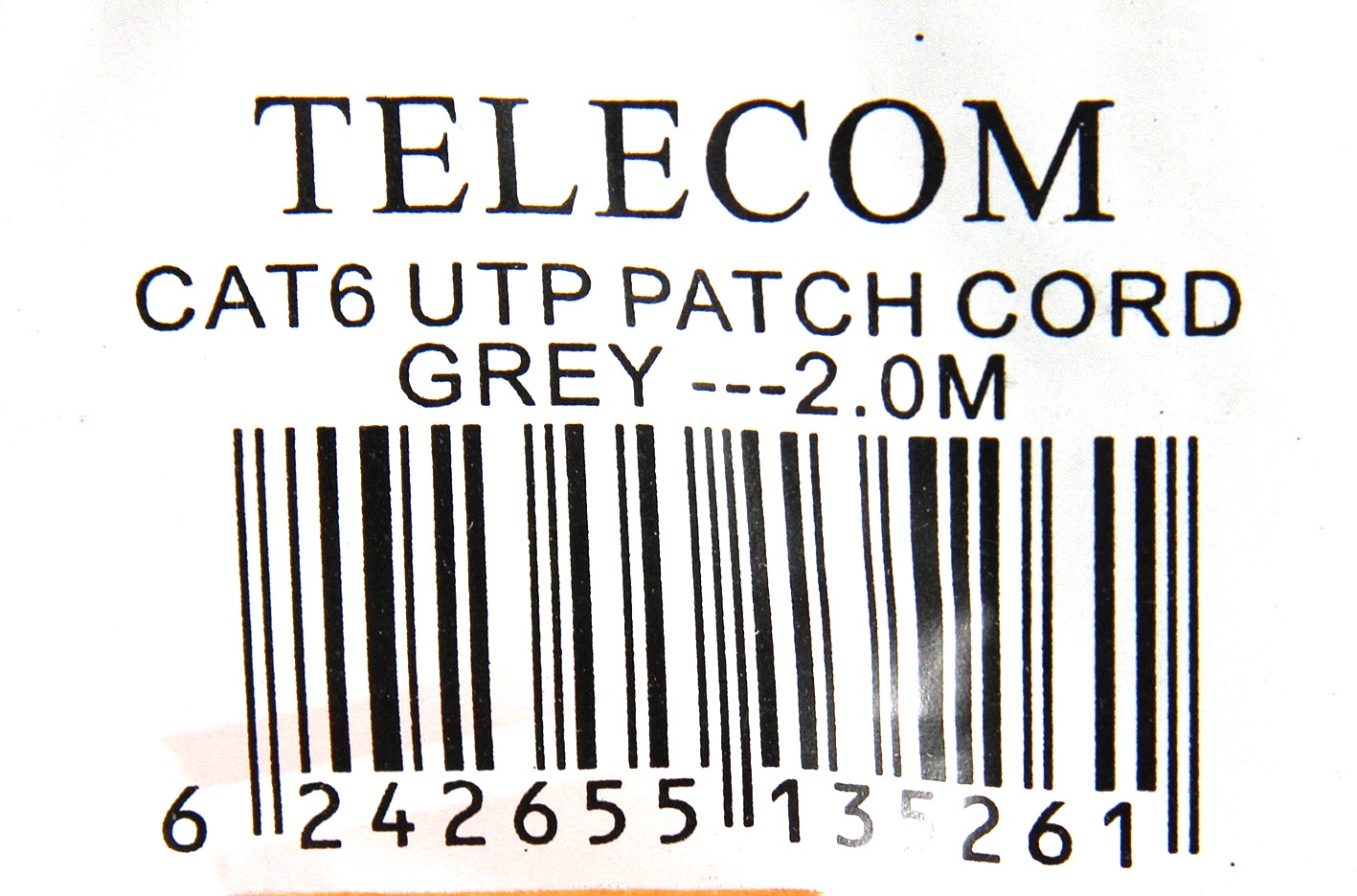 фото Патч-корд TELECOM UTP кат.6, NA102-UTP-C6-1M, серый