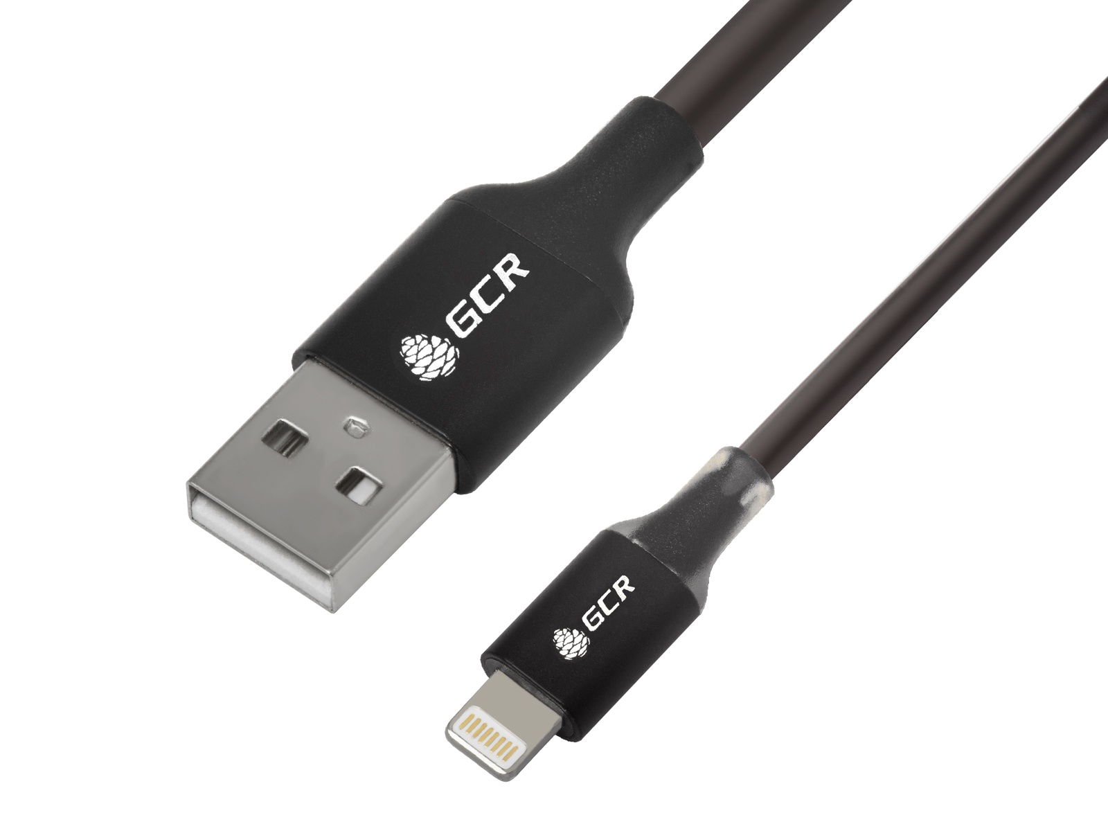 фото Кабель USB 2.0 Greenconnect Apple Lightning-USB, GCR-51032, 3A, 1.0m, MFI для Iphone, светодиодный индикатор