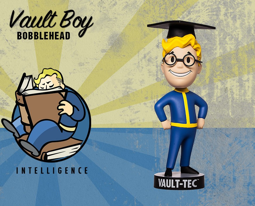 Фигурка Gaming Heads Fallout 4 Vault Boy Bobblehead Series 2 Intelligence, 81653 Фигурка Gaming Heads Fallout 4 Vault Boy Bobblehead Series 2 Intelligence, 81653