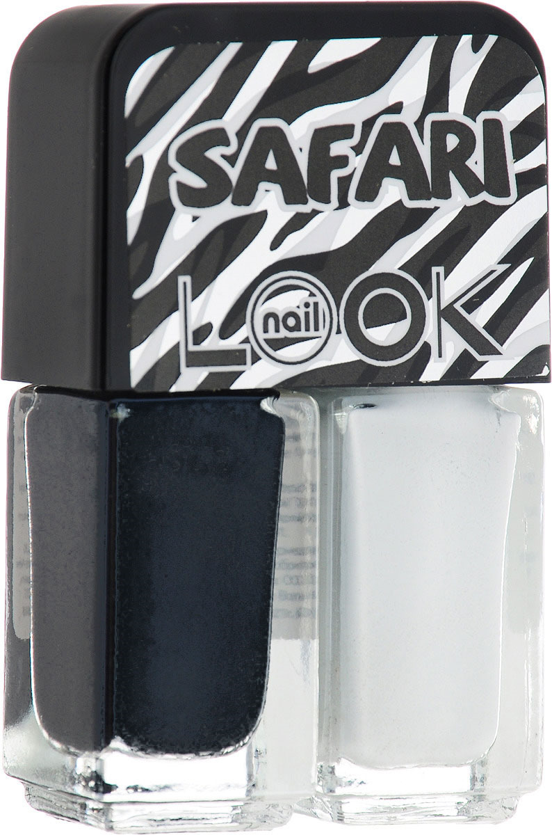 фото Лак для ногтей NailLOOK Trends Safari Ideal Striped, 2 шт по 3 мл