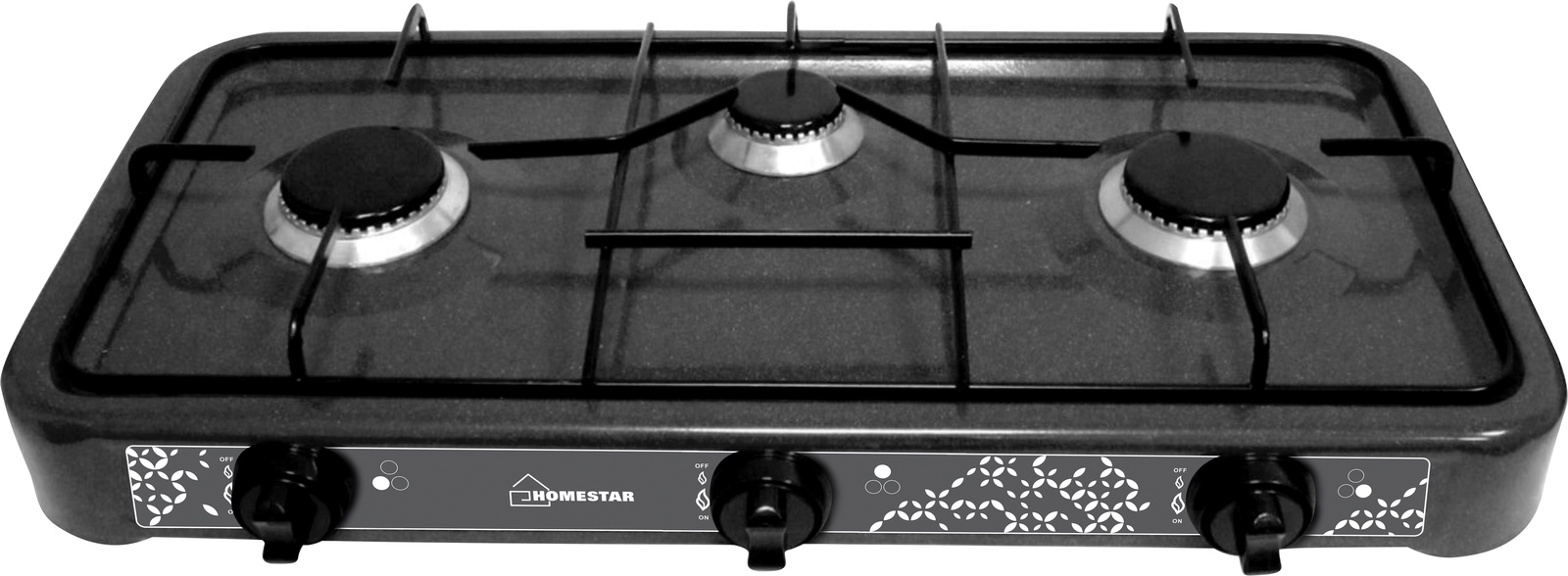 Настольная плита HOMESTAR HS-1203, 54 003700, черный Настольная плита HOMESTAR HS-1203, 54 003700, черный