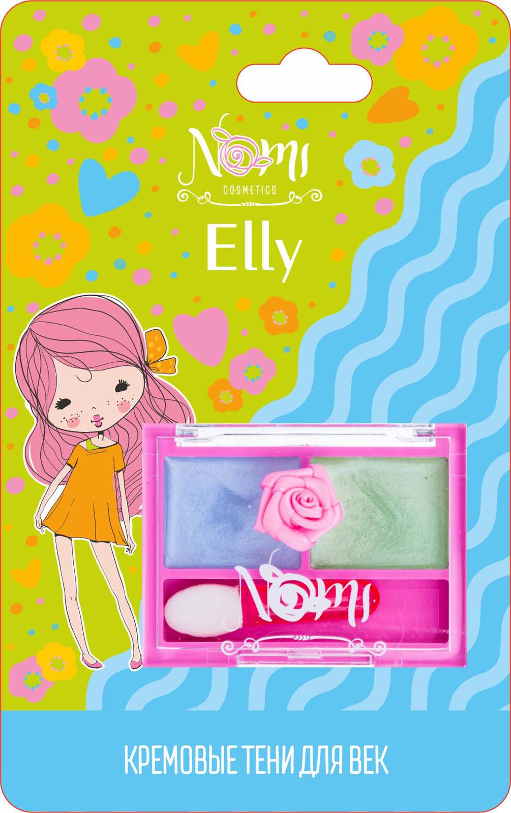 фото Тени для век NOMI «Elly» (на блистере), 3г, 3