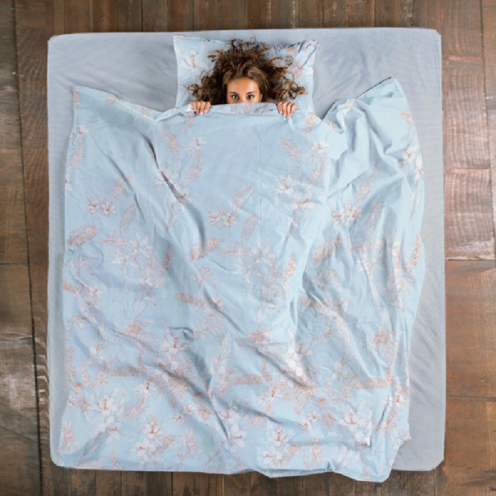 фото Комплект постельного белья ТК Традиция Sati, для сна и отдыха, 1554/Лилиан, голубой