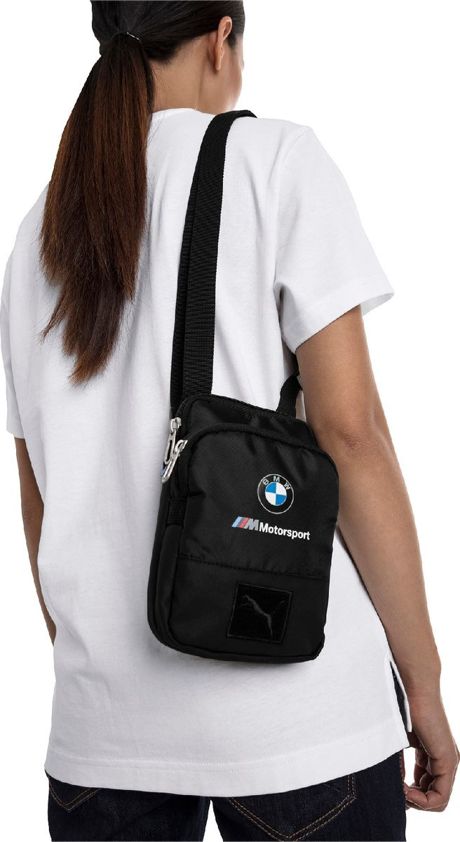 фото Сумка мужская Puma BMW Motorsport Small Portable, 07574801, черный