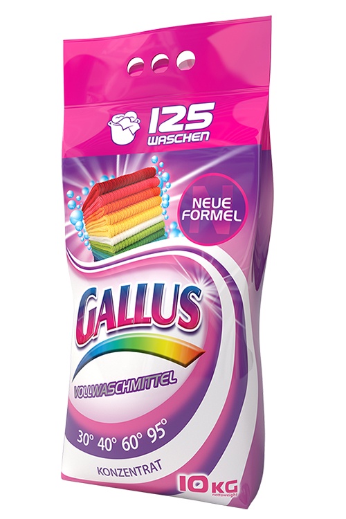 Стиральный порошок gallus Концентрат, пятновыводитель, для цветных и белых тканей, концентрат, 4260145996170, 10