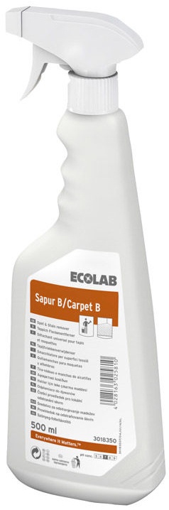 фото Пятновыводитель Ecolab Sapur B (Carpet B), прозрачный, 0.5