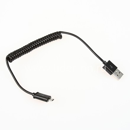 фото Кабель red line Spiral USB - Type-C, УТ000015710, черный