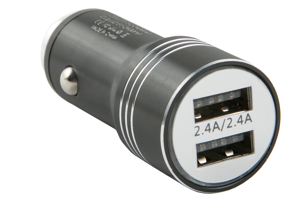 фото Автомобильное зарядное устройство red line Tech 2 USB AC-52.4А, УТ000016521, черный