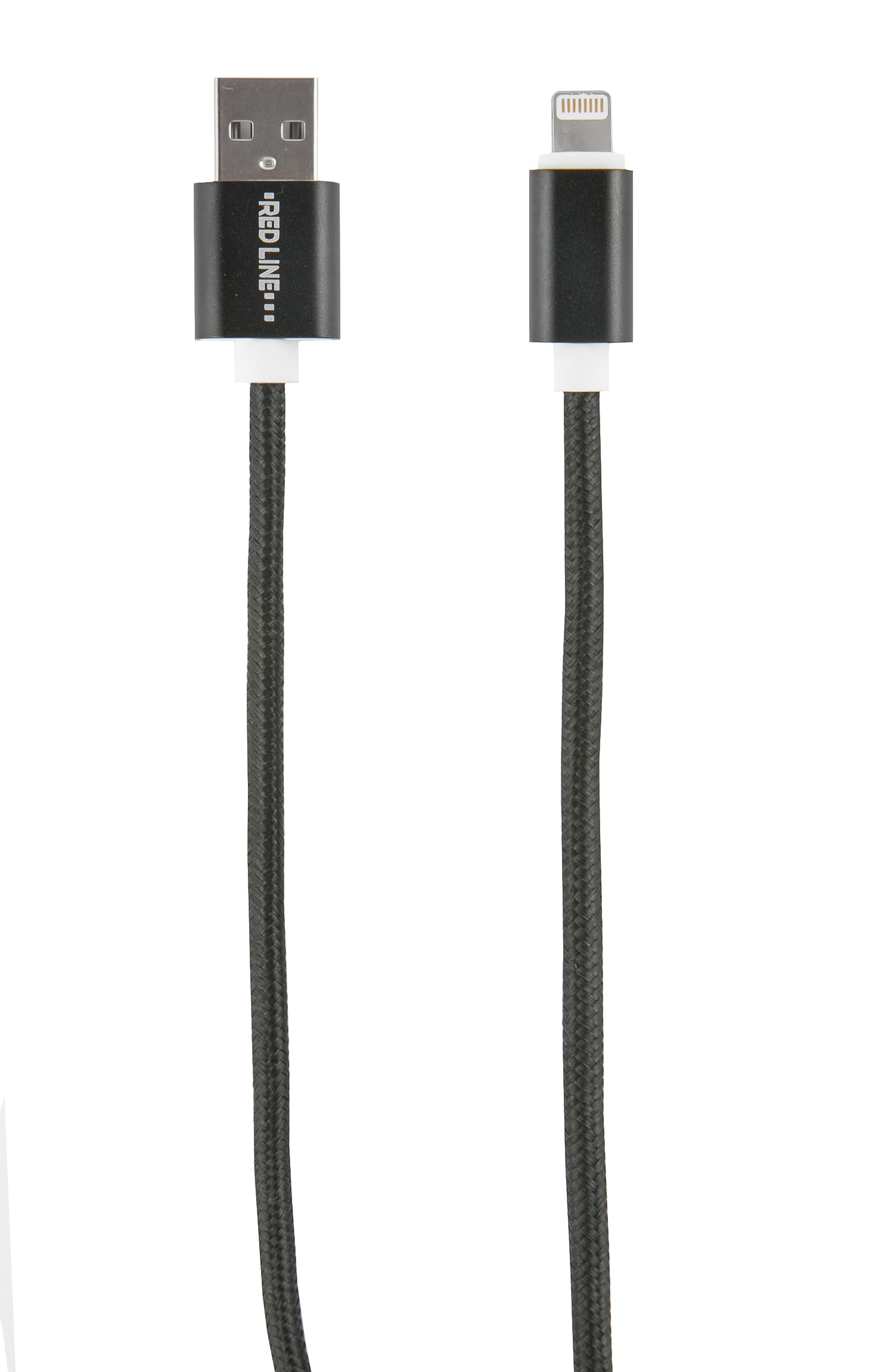 Кабель red line USB – 8 – pin для Apple нейлоновая оплетка, УТ000013405, черный Кабель red line USB – 8 – pin для Apple нейлоновая оплетка, УТ000013405, черный