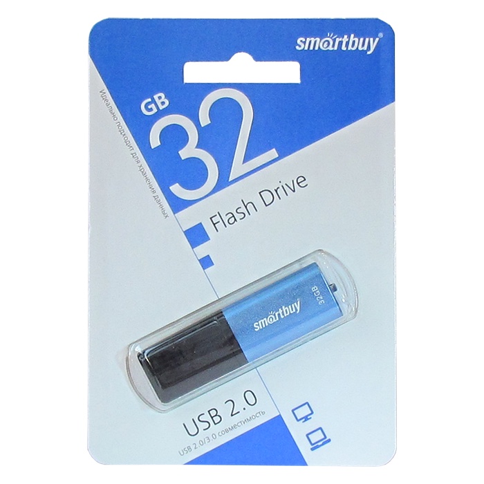 фото USB Флеш-накопитель SmartBuy X-Cut USB 2.0 32GB, SB32GBXC-SB