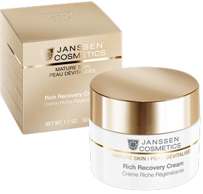 фото Крем для ухода за кожей Janssen Rich Recovery Cream обогащенный anti-age, с комплексом Cellular Regeneration, 50 мл