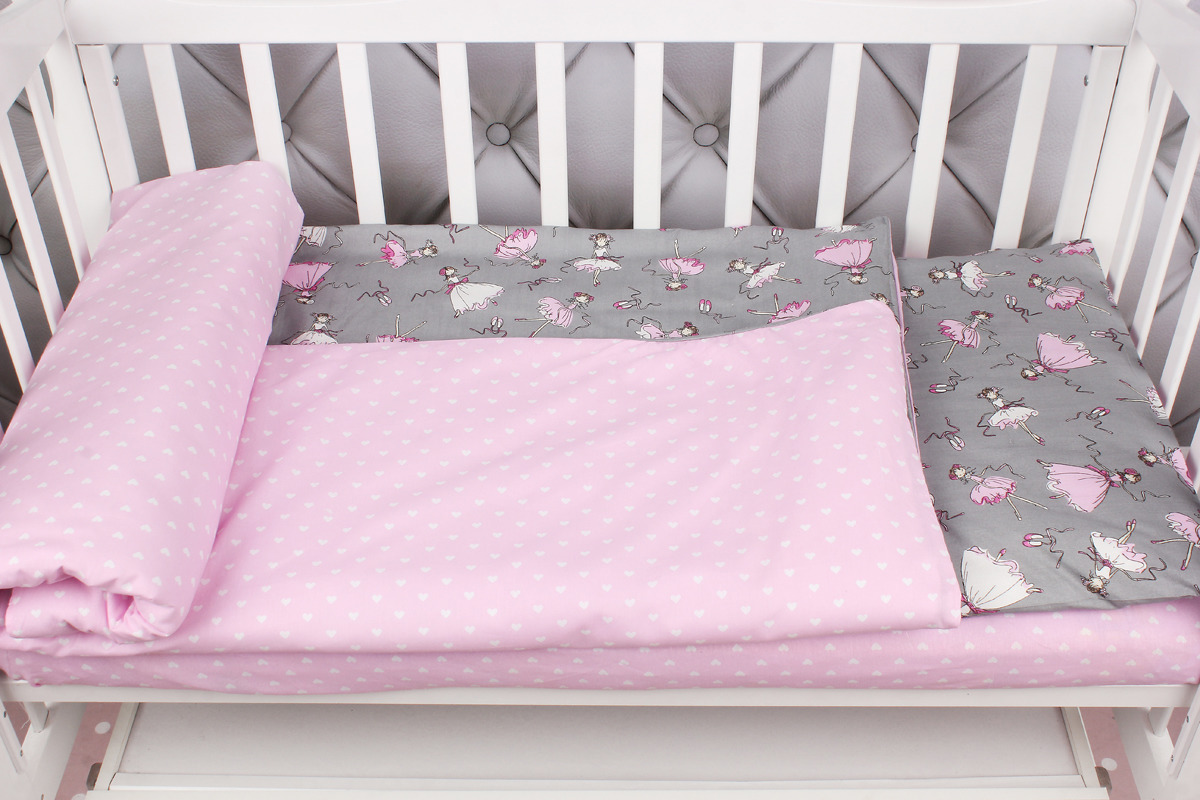 Комплект постельного белья детский AmaroBaby Baby Boom, мечта, серый, бязь, 3 предмета