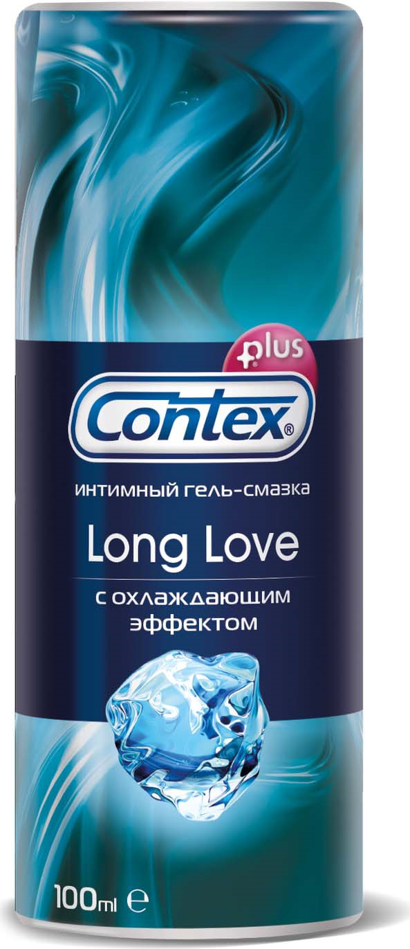 Contex Long Love Интимный гель-смазка с охлаждающим эффектом, продлевающий удовольствие, 100 мл - изображение
