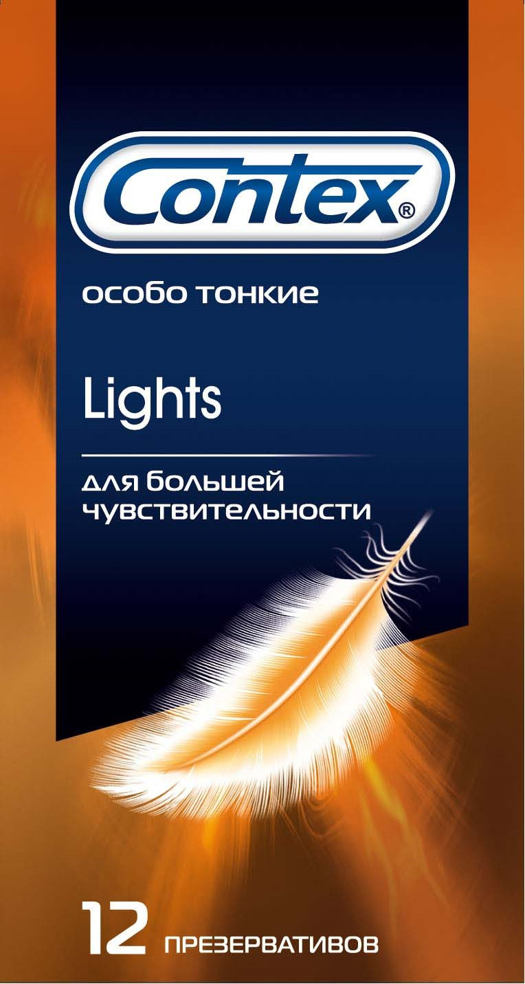 Contex Lights Презервативы особо тонкие для большей чувствительности, 12 шт - изображение