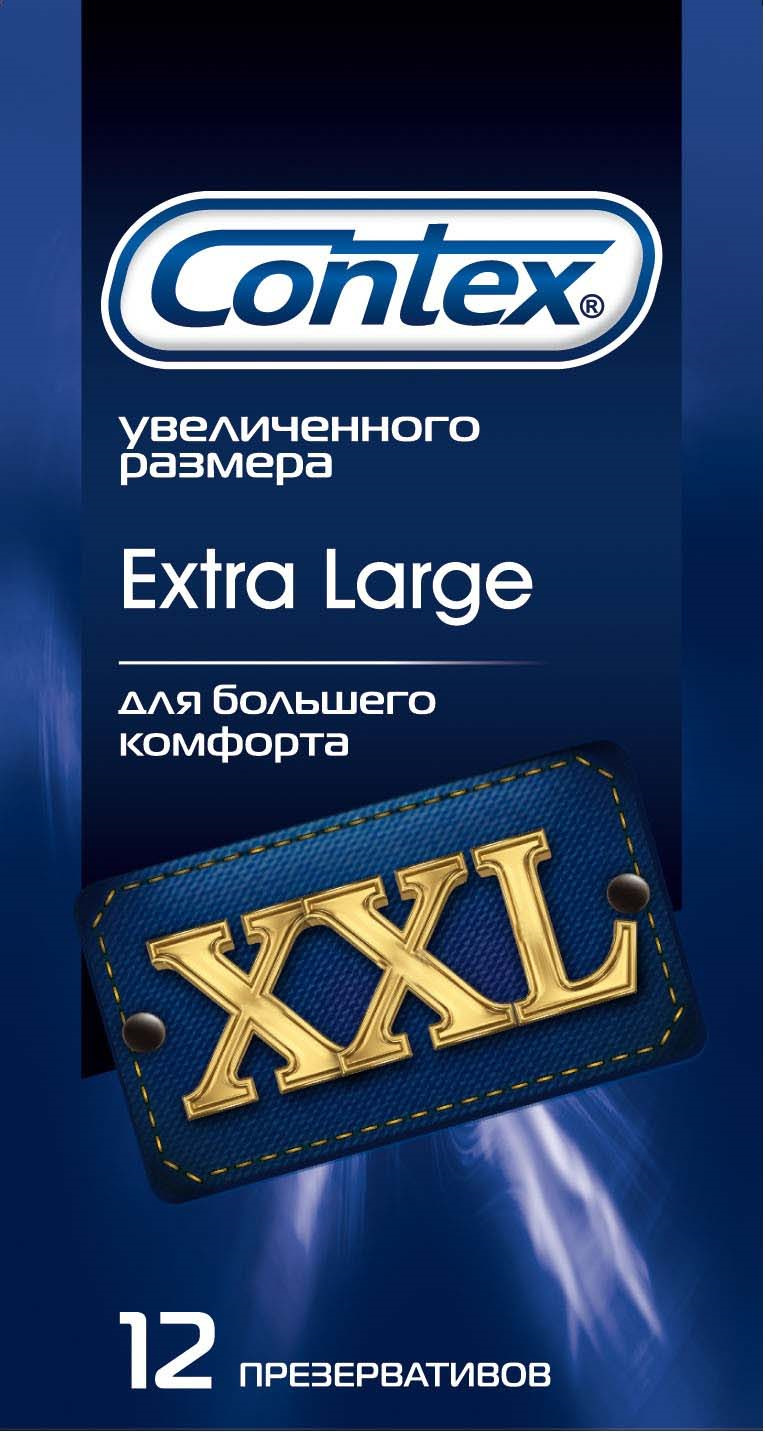 Contex Extra Large XXL Презервативы увеличенного размера для большего комфорта, 12 шт - изображение