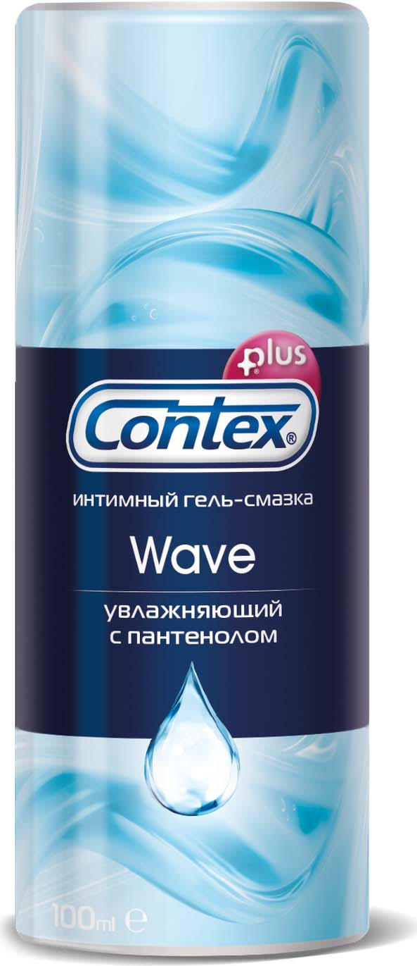 Интимный гель-смазка Contex Wave, увлажняющий, с пантенолом, 100 мл - изображение
