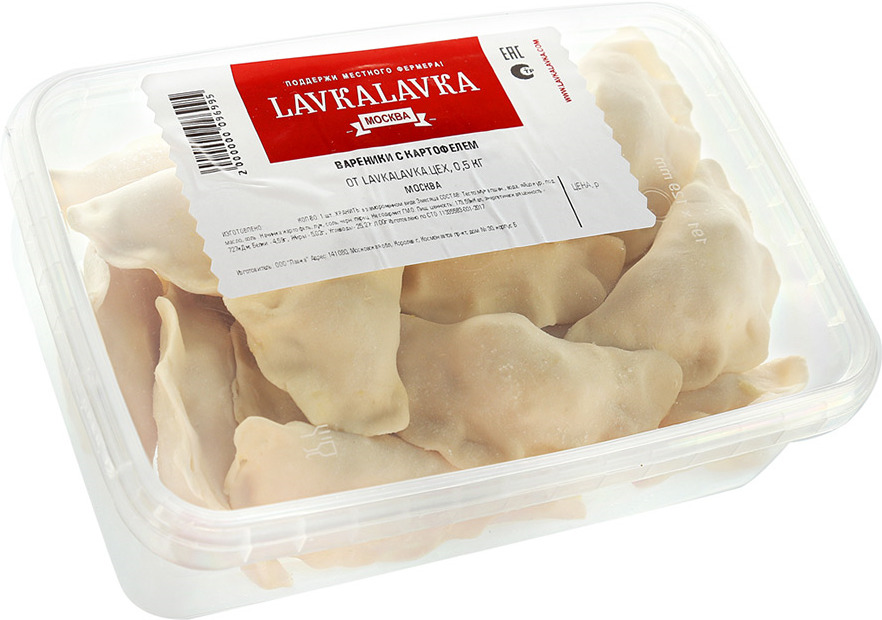 Вареники LavkaLavka, с картофелем, 500 г