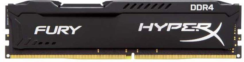 фото Модуль оперативной памяти Kingston HyperX Fury DDR4 DIMM, 16GB, 3200MHz, CL18, HX432C18FB/16, black