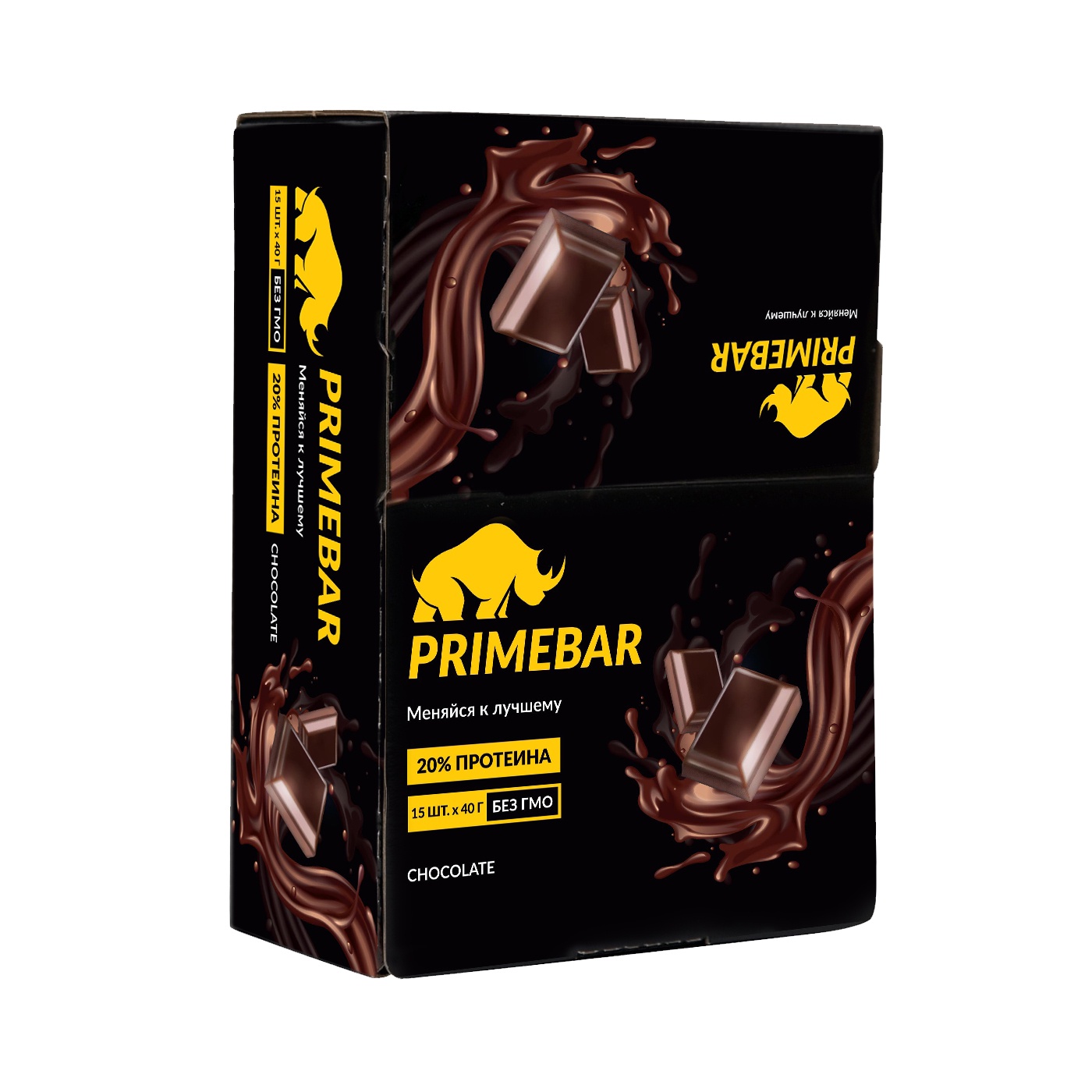 Протеиновый батончик Prime Kraft со вкусом шоколада 40 гр, 40