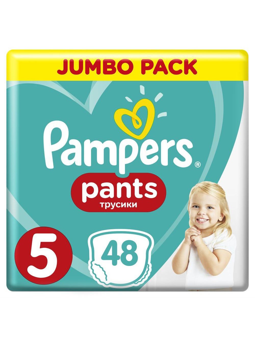 Подгузники-трусики Pampers Pants 5 (12-17 кг), 48 шт