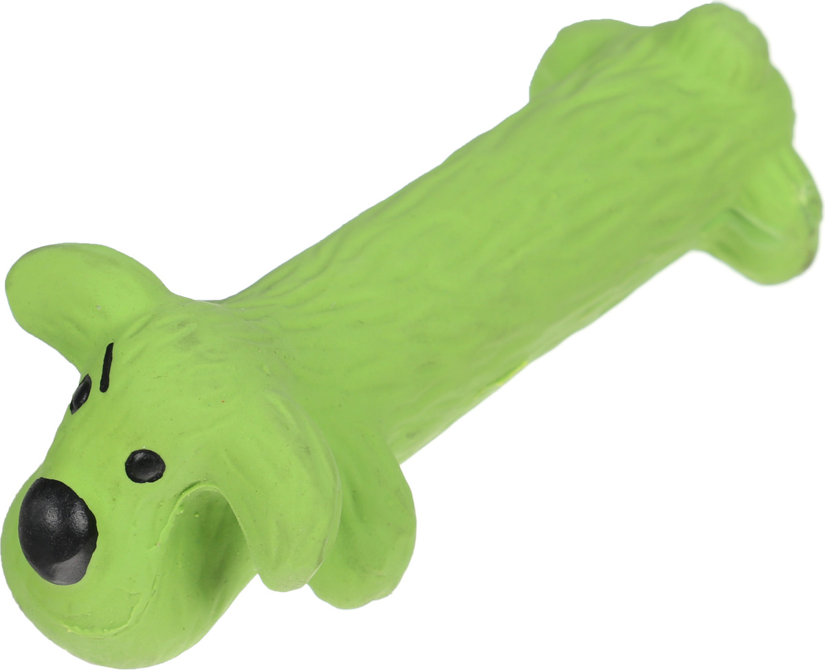 фото Игрушка Multipet "Собака", 12-61035, зеленый, длина 15 см