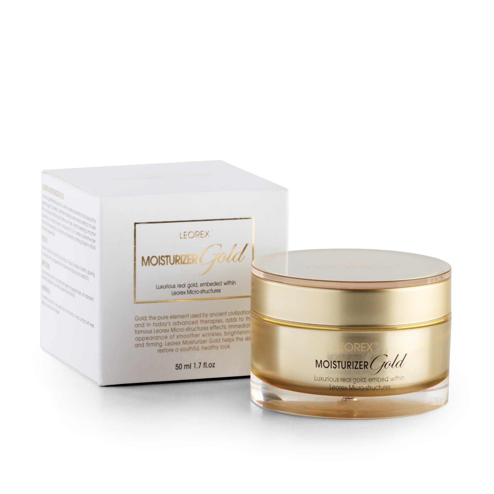 фото Увлажняющий лифтинг крем с золотом LEOREX Moisturizer Gold 50 ml