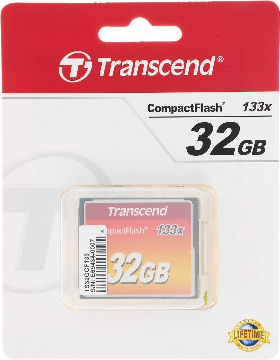 фото Transcend Compact Flash 133x 32GB