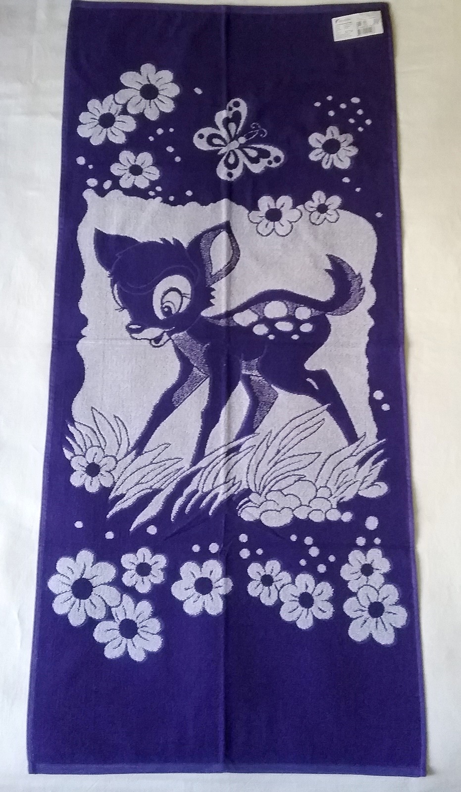 фото Полотенце детское Речицкий текстиль Олененок 67х150, фиолетовый