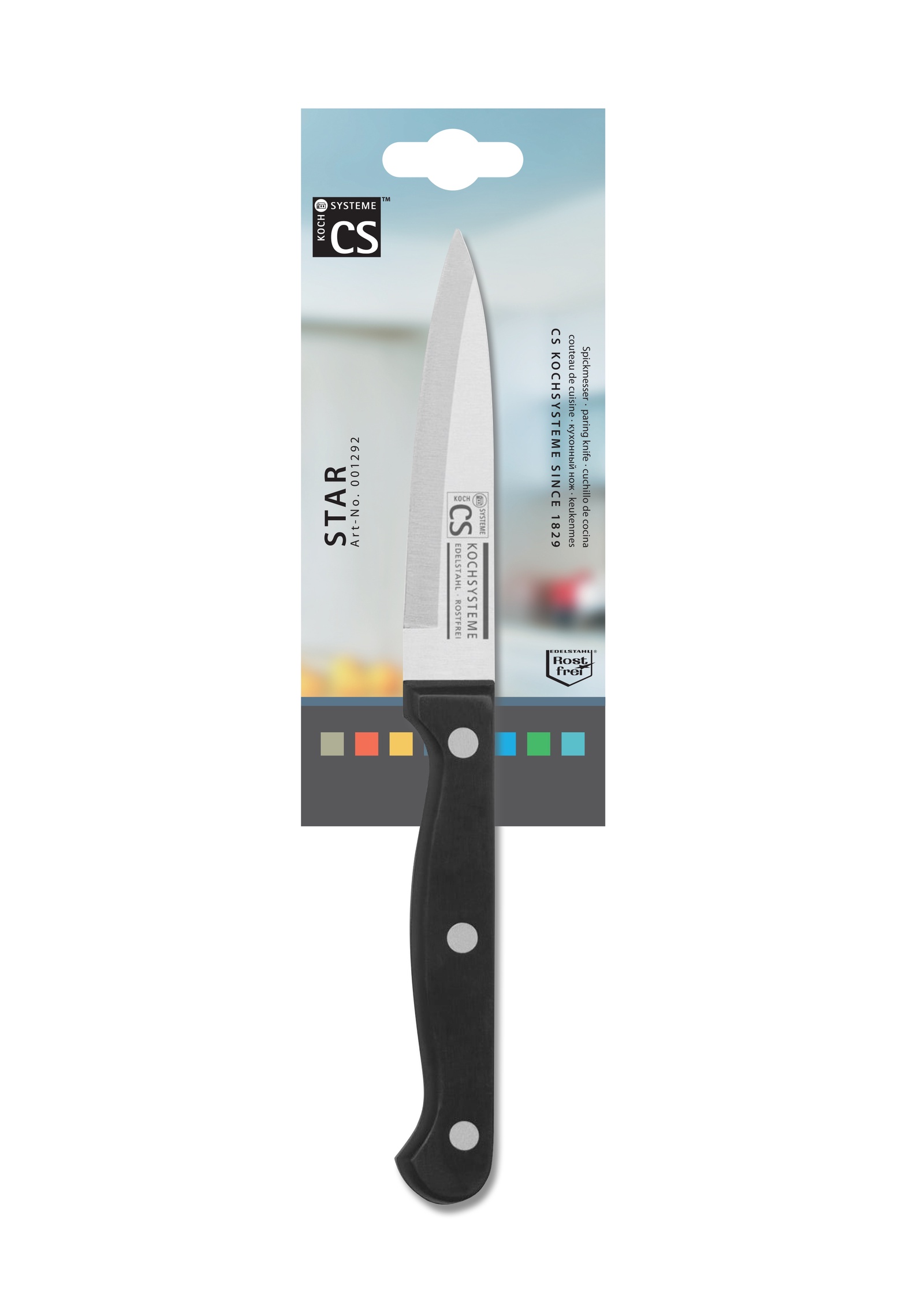 фото Кухонный нож CS-KOCHSYSTEME CS001292, черный