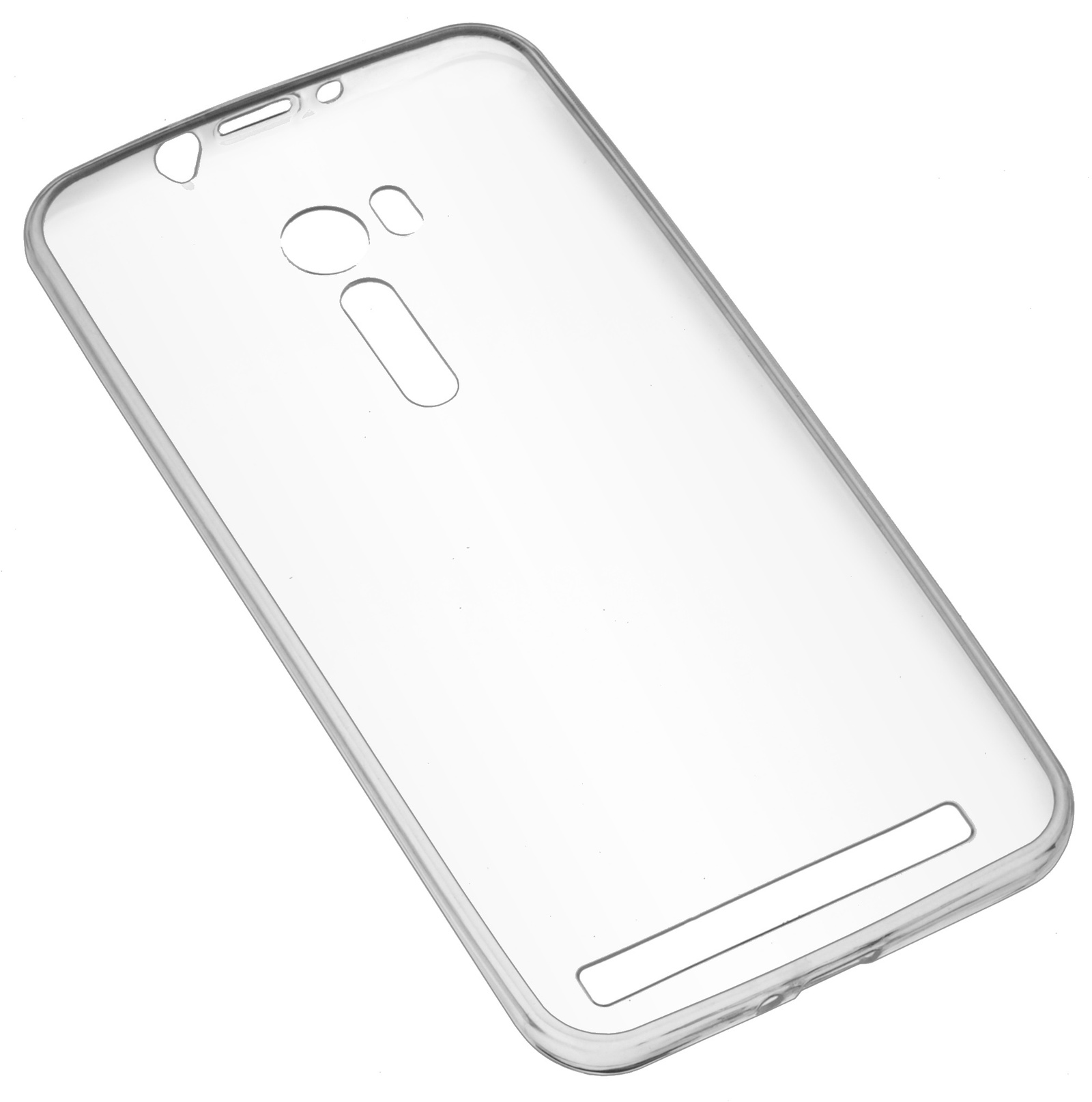 фото Чехол для сотового телефона skinBOX Slim Silicone, 4660041408218, прозрачный