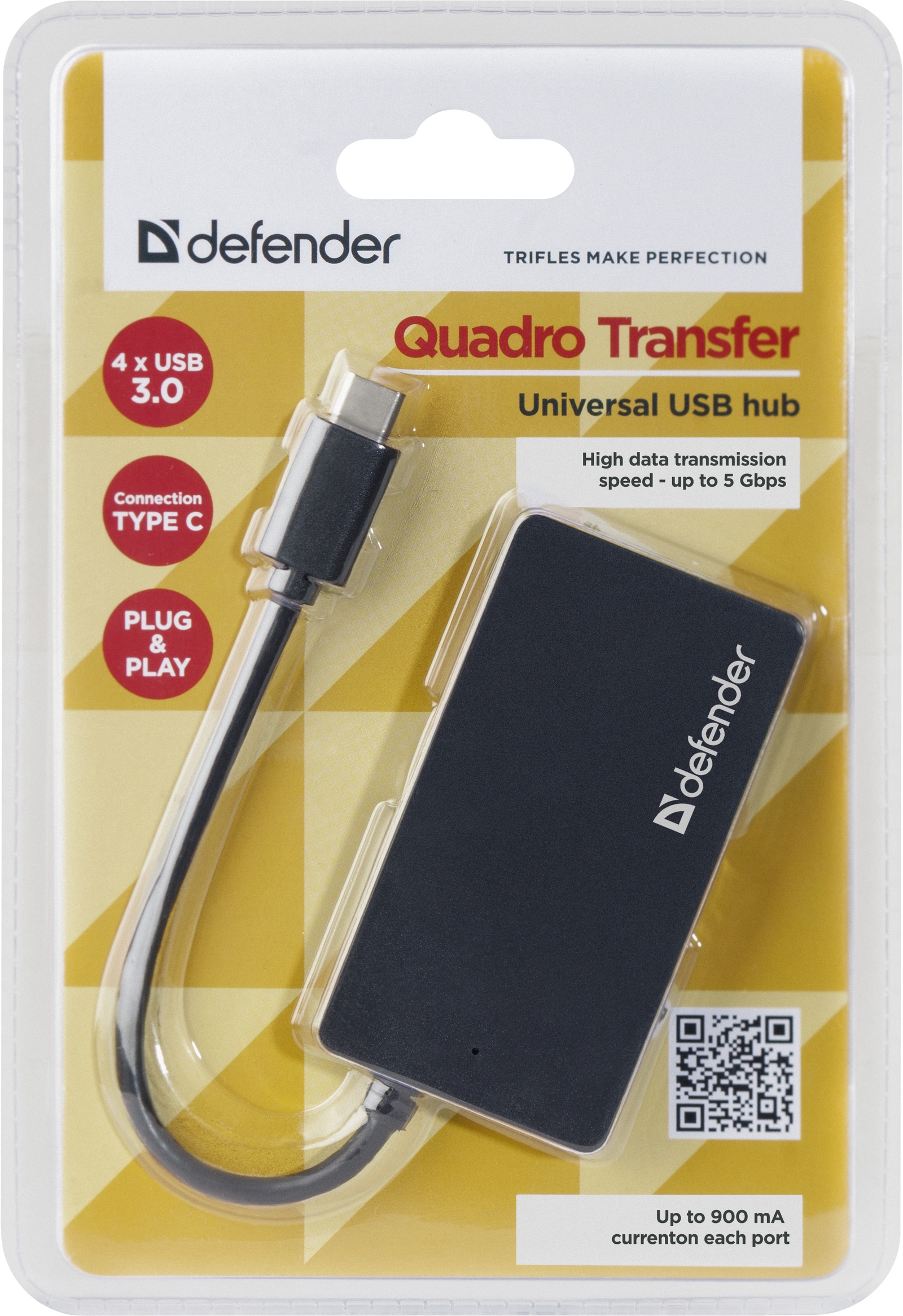 USB-хаб Defender Quadro Dual (83207) Type c - 2xusb. USB Hub Defender. Defender USB 4 Port. Defender usb quadro