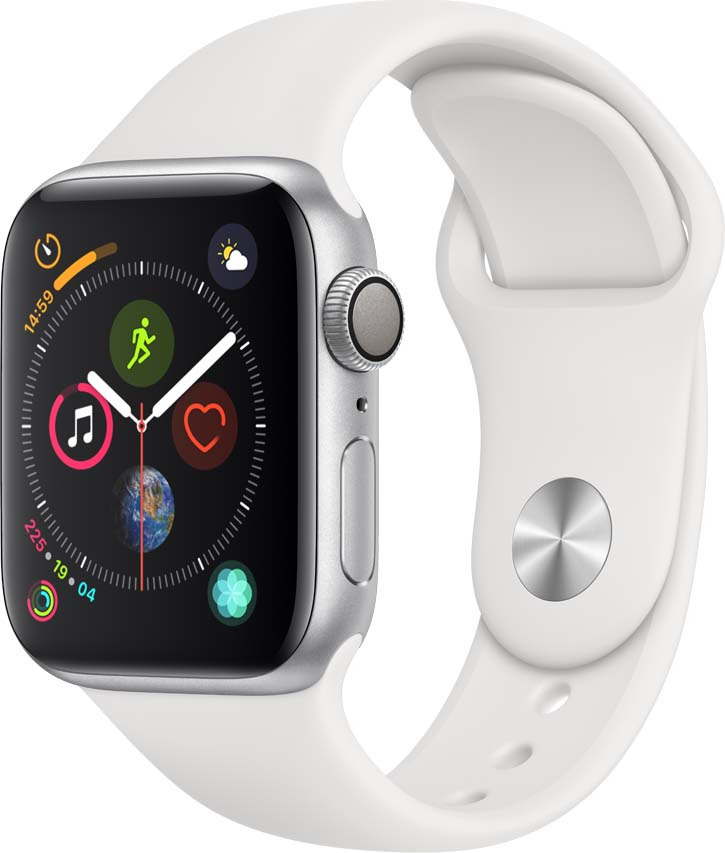 фото Умные часы Apple Watch Series 4 GPS A1977, MU642, 40 мм, серебристый