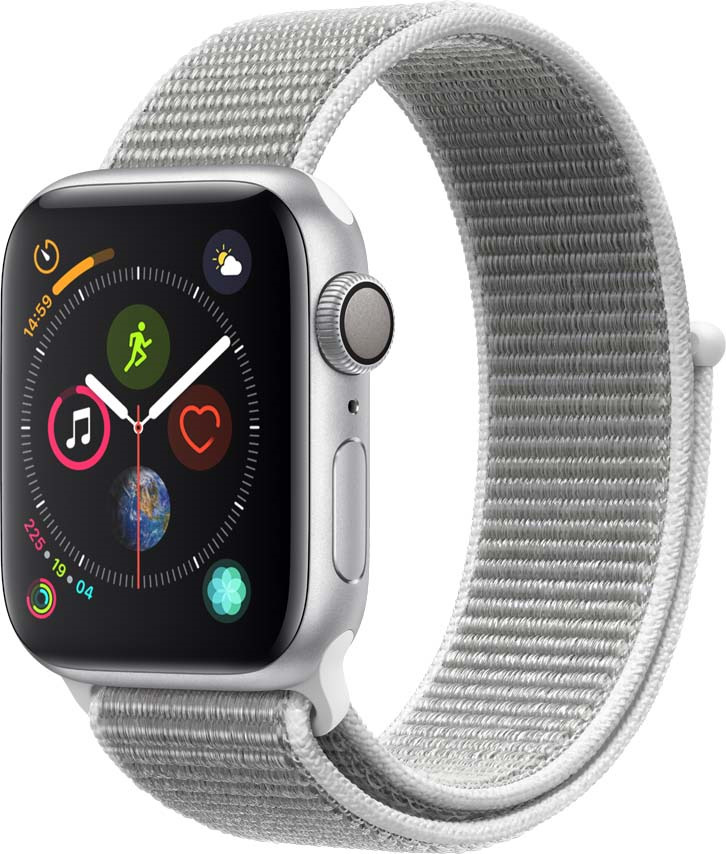фото Умные часы Apple Watch Series 4 GPS A1977, MU652, 40 мм, серебристый