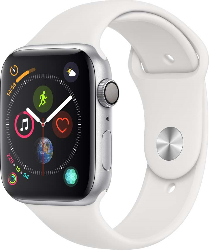 фото Умные часы Apple Watch Series 4 GPS A1978, MU6A2, 44 мм, серебристый