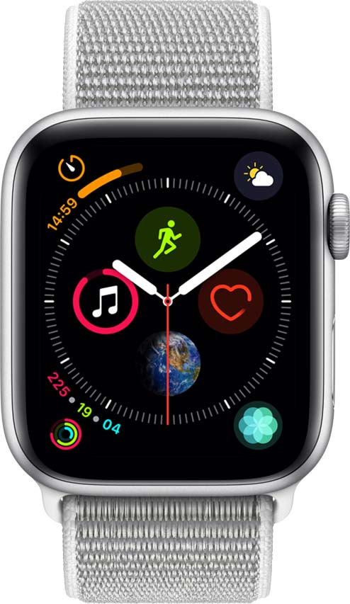 фото Умные часы Apple Watch Series 4 GPS A1978, MU6C2, 44 мм, серебристый