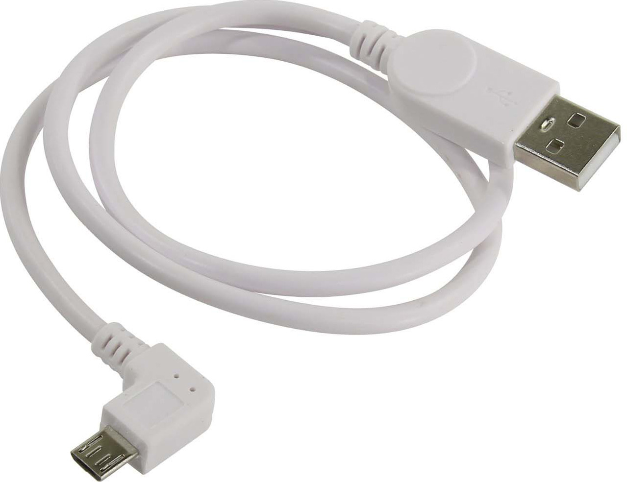 фото Кабель Pro Legend USB USB 2.0 A вилка - Micro USB угловой, pl1298, белый, 1 м