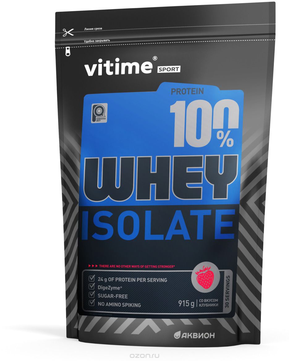 фото Протеин Vitime Whey Protein со вкусом клубника